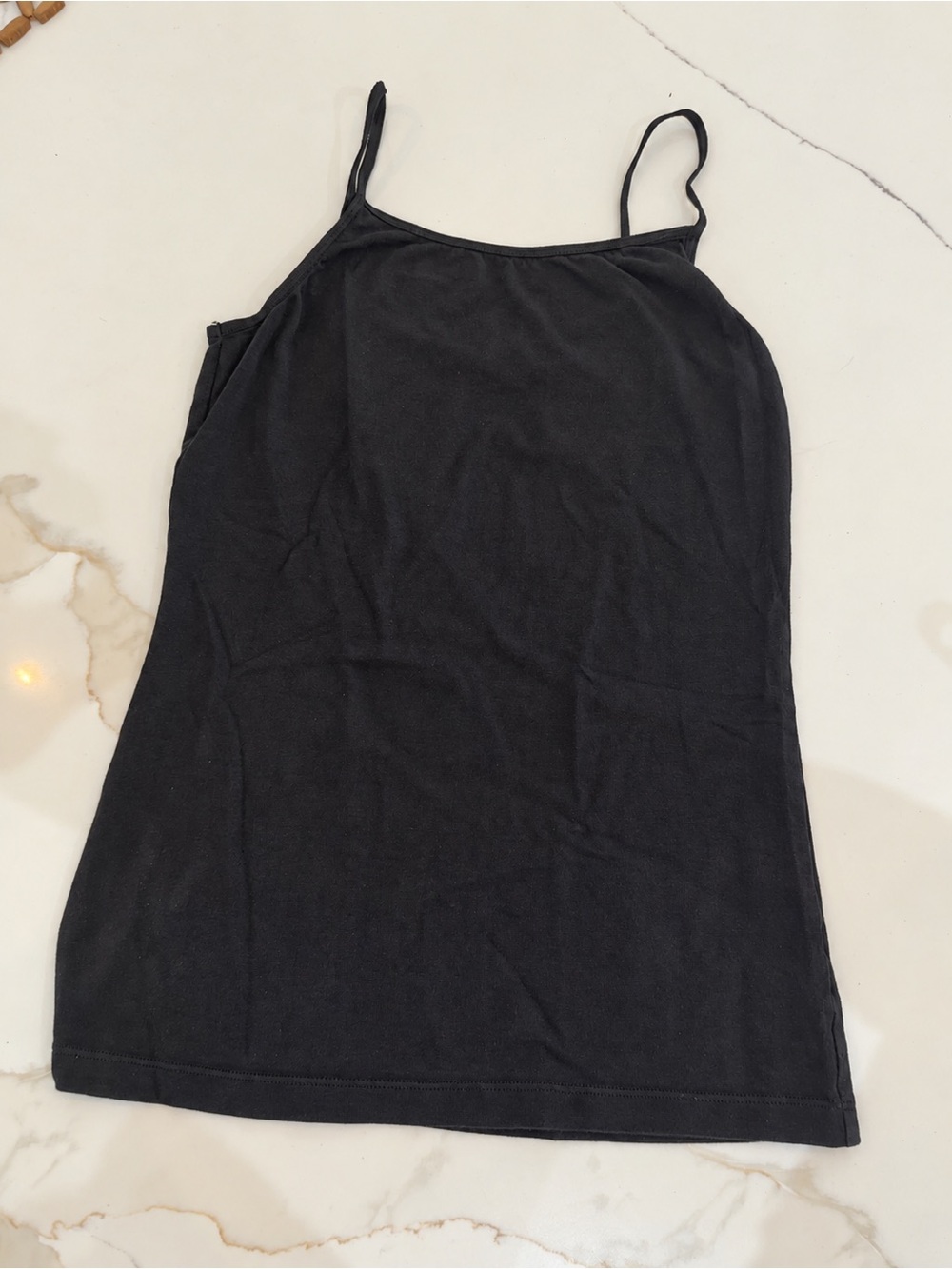 3/$15 ELIGIBLE Black Spaghetti Strap Tank Top XS